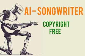 create ai songs with human made lyrics in spanish or english