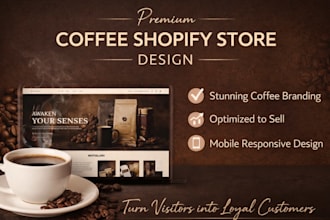 a premium coffee shopify store or private label coffee brand
