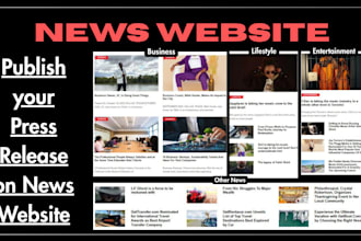 publish your press release on news blog website