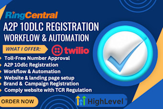 do a2p 10dlc registration on twilio ghl a2p campaign and toll free verification