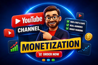 promote your youtube video with real and organic growth and help in monetization