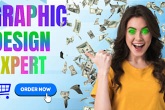 design a professional and modern poster and other design