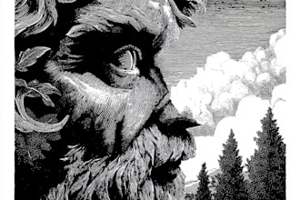 do linocut or woodcut illustrations