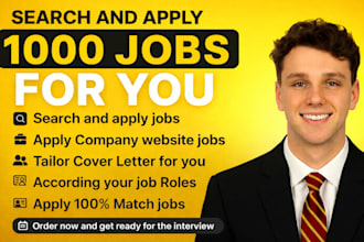 search and apply for jobs or find remote jobs on your behalf