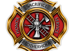 do custom firefighters t shirt logo design