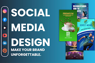 design your post for facebook, twitter, instagram