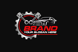 design auto dealership, car logo, car detailing, auto repair and automotive
