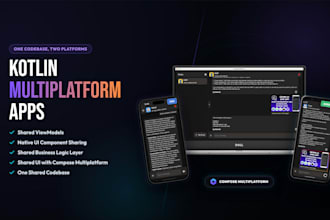 build android and ios app using kotlin multiplatform cmp