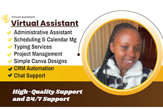 be your long term executive virtual assistant, admin support