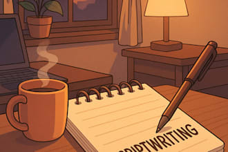 write cozy and aesthetic anime youtube scripts
