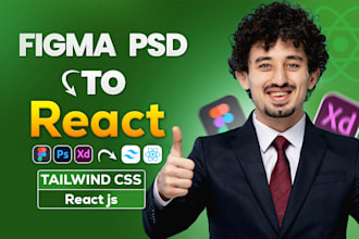 convert figma to HTML or figma to react using tailwind CSS or bootstrap