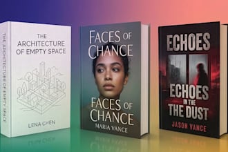 do book cover design, ebook cover, kdp book cover