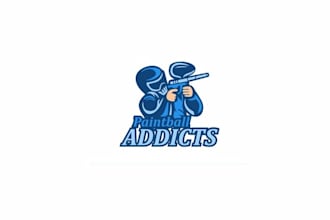 design artwork extraordinary paintball logo