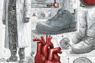 draw detailed medical illustrations