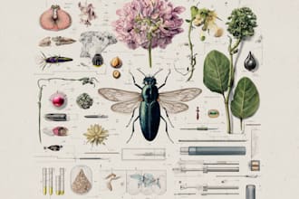 do medical, scientific and biology illustrations for you