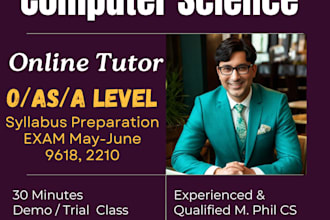 teach computer science and programming for o level, a level, igcse cambridge