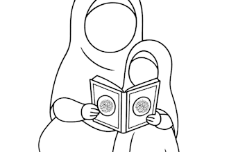 draw simple islamic coloring pages for kids and adults