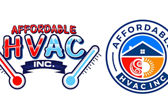 do a professional hvac logo design