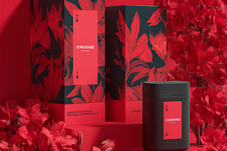 design product packaging, label, box and tube