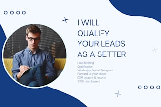 qualify your leads as a setter no calls involved french