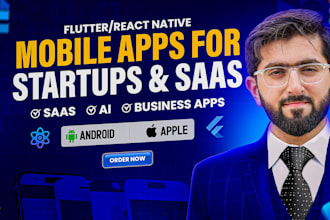 be your react native developer, flutter developer, mobile app developer app dev