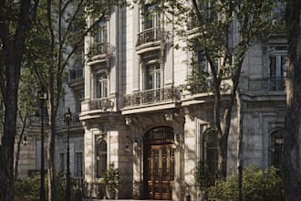 render realistic exterior of the building