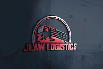 design professional logistics, cargo, freight and transport logo