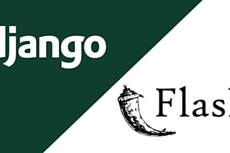 developed website using django, flask, fast api