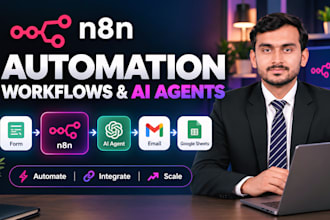 build  n8n automation, n8n workflow, n8n ai agent, or ai workflow automation