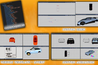 modify fivem vehicles livery, sirens, brand removal and more