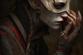 make fantasy horror and fantasy horror character