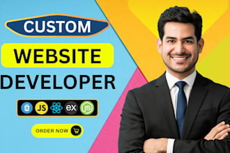 build and rebuild custom website full stack, front end, back end developer