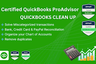 do quickbooks clean up, catch up and reconciliation, certified proadvisor
