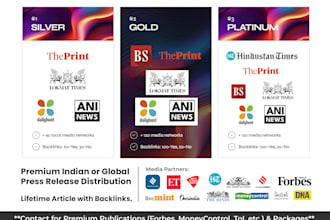 distribute company, brand, or personal press release article