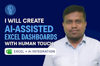 create ai assisted excel dashboards with human touch