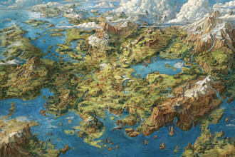 fantasy map illustration dnd world map fantasy map