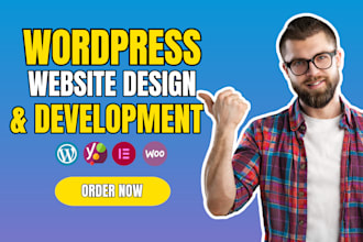 rebuild wordpress website, wordpress website development, business website