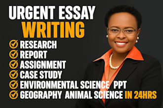 do quality environmental science, ppt, geography and animal science in 24hrs