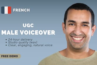 record your authentic male ugc voice over