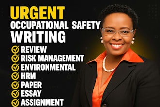 do occupational safety, review, risk management, environmental, assigned, n hrm