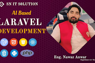 build a laravel vuejs and laravel react web application