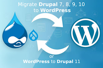 migrate drupal to wordpress or wordpress to drupal 11