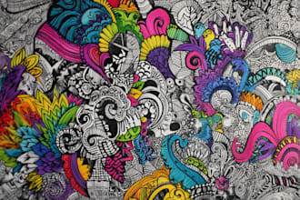 design doodle and doodle art for any purpose