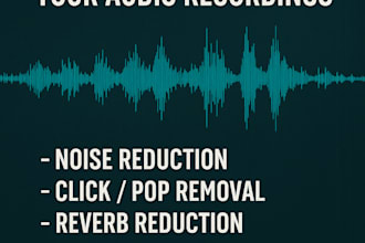 professionally clean and restore your audio recordings