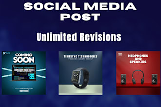 design social media poster