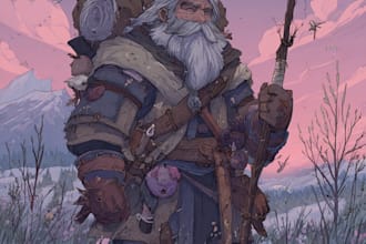 paint realistic or fantasy character art