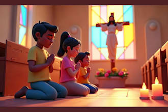 illustrate christian children book kids story book children story book