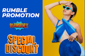rumble video promotion, rumble channel setup, rumble livestream