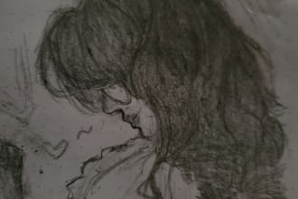 traditional portrait with my drawing style