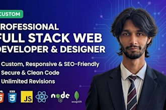 develop a full stack and mern web app with react, nodejs, and mongodb